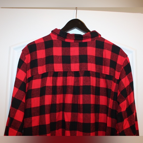 Croft & Barrow Buffalo plaid flannel shirt (women’s 3X) (NWT) - Picture 5 of 10